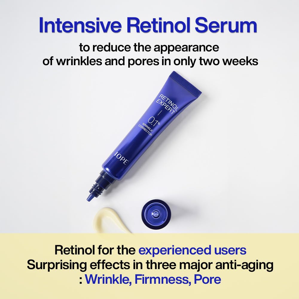 IOPE Retinol Expert textura cremosa, experiencia suave al aplicar