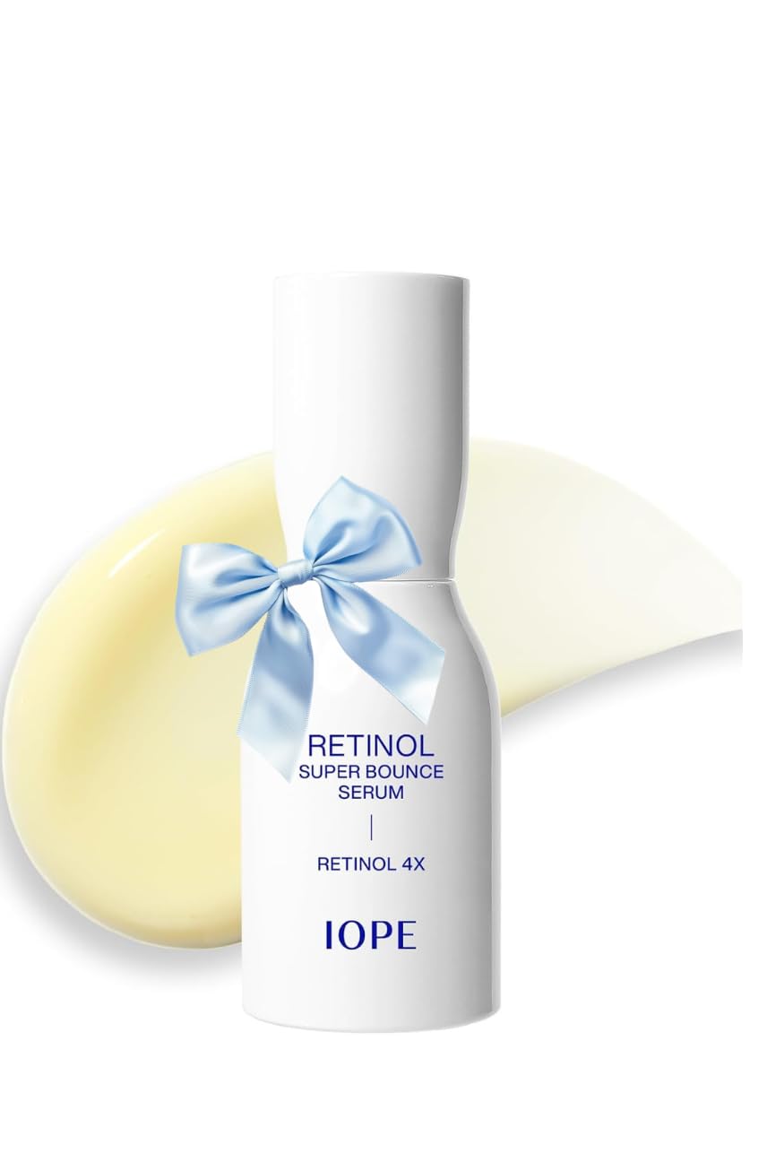 IOPE Retinol Super Bounce Suero, botella elegante para uso diario y mejora de firmeza