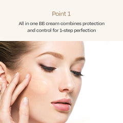 IPKN BB crema aplicación suave para piel cómoda y luminosa.