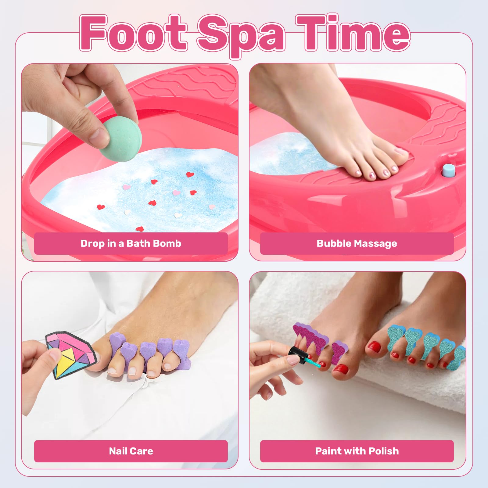 Mascarilla para ojos IPOOLTENG, favorece un descanso suave durante el spa infantil.