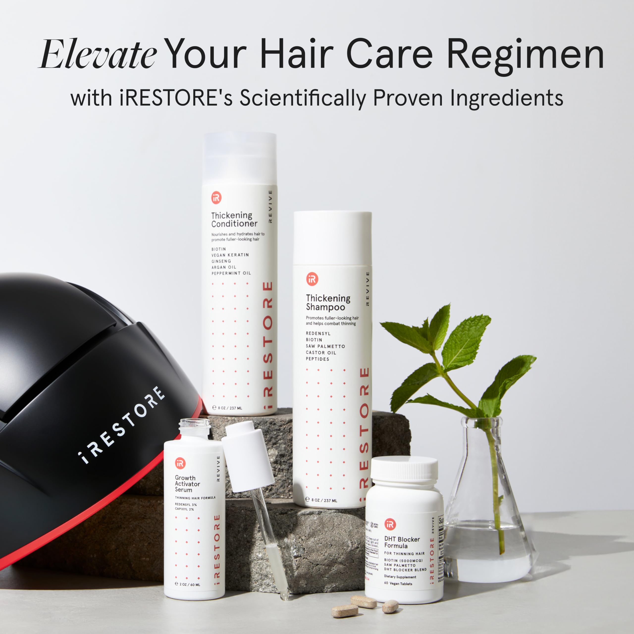 Cuidados diarios con iRestore, cabello más saludable y manejable.