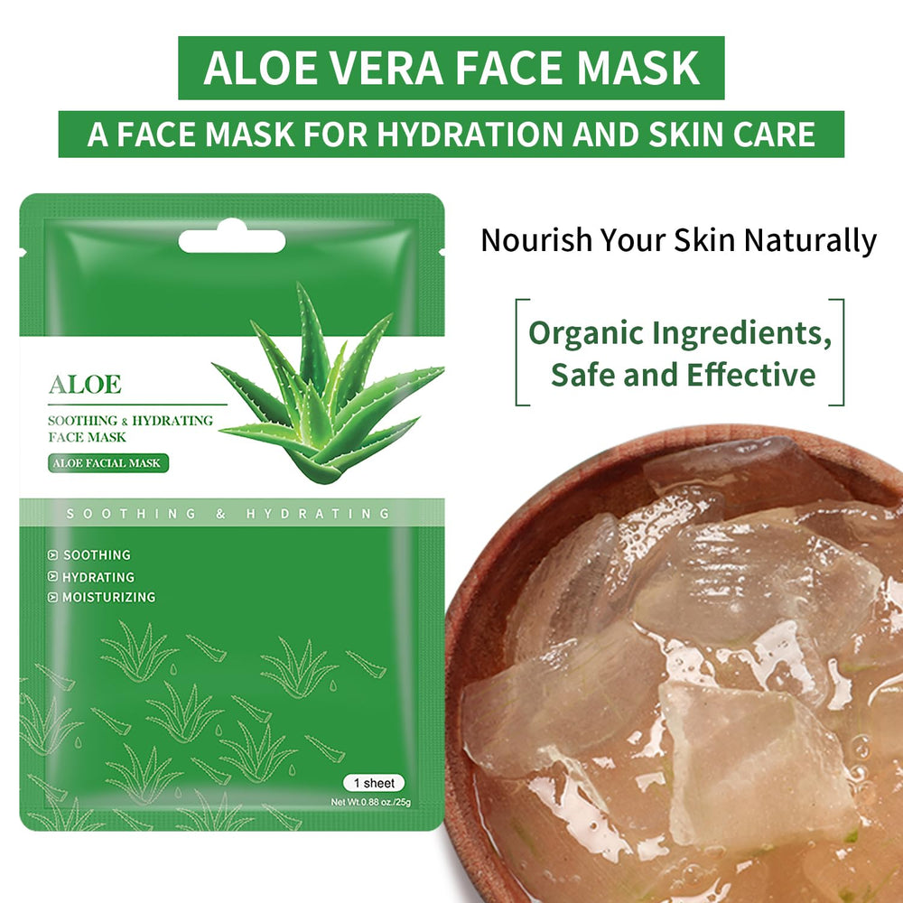 Mascarilla IREV Aloe Vera – aplicación 15 min, calma irritación.