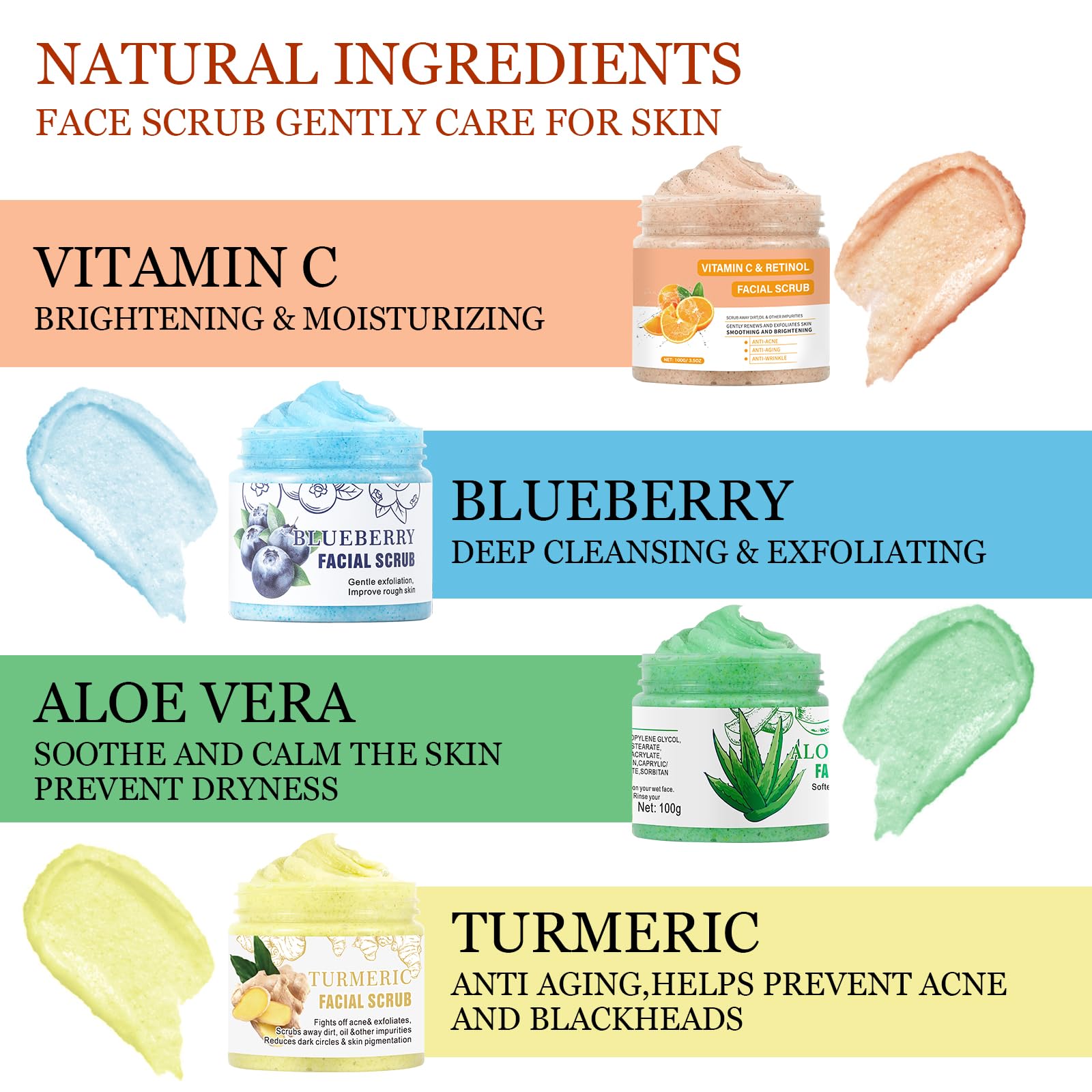 Rutina de cuidado diario con IREV Aloe Vera exfoliante facial