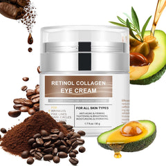 Crema de ojos IREV con retinol y colágeno para una mirada más joven