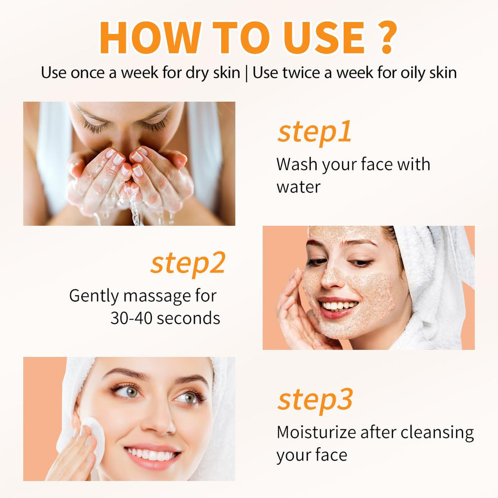 Uso diario recomendado del exfoliante facial IREV para suavidad.