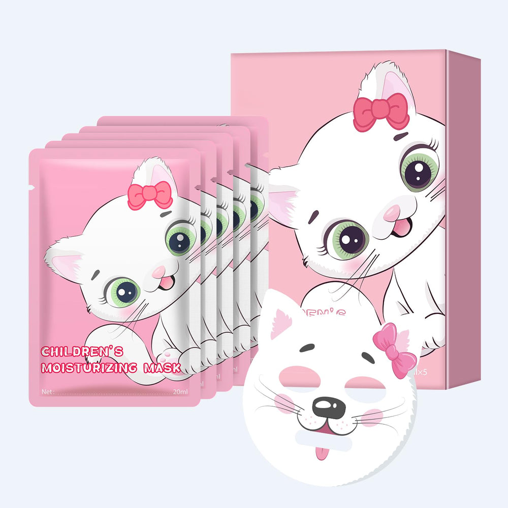 Ritual con mascarilla IREV gato: diseño divertido para cuidar la piel.
