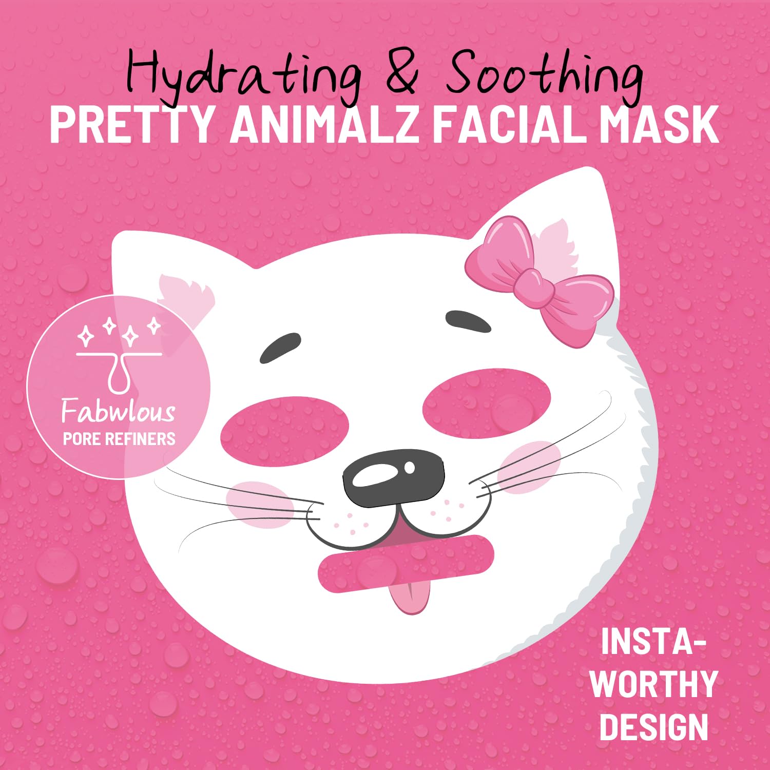 Mascarilla IREV gato con hidratación profunda para la piel.