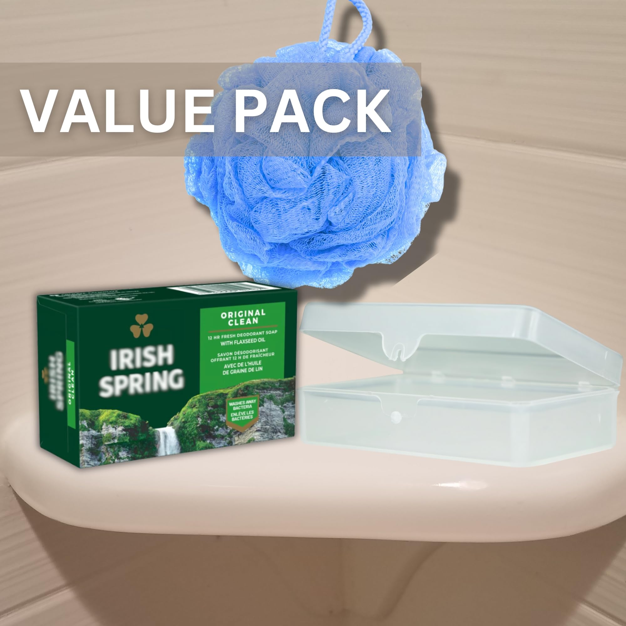 Ducha diaria con Irish Spring; experiencia fresca y revitalizante.