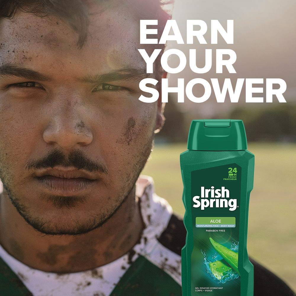 Parfum original Irish Spring, expérience fraîcheur masculine au réveil.