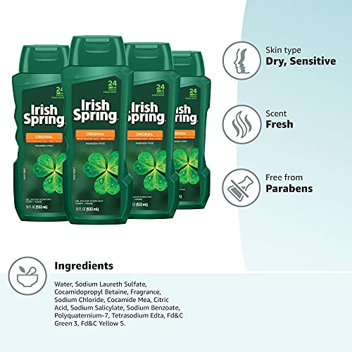 Rituel quotidien léger et efficace avec Irish Spring Original.