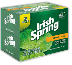 Irish Spring Original barra desodorante lateral, aspecto limpio y sobrio
