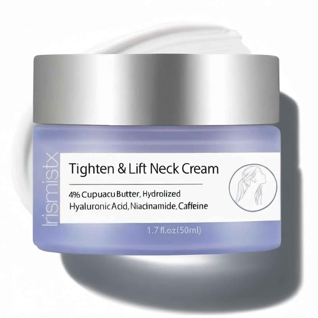 Irismistx crema cuello: aplicación suave para hidratación profunda y cuello más firme