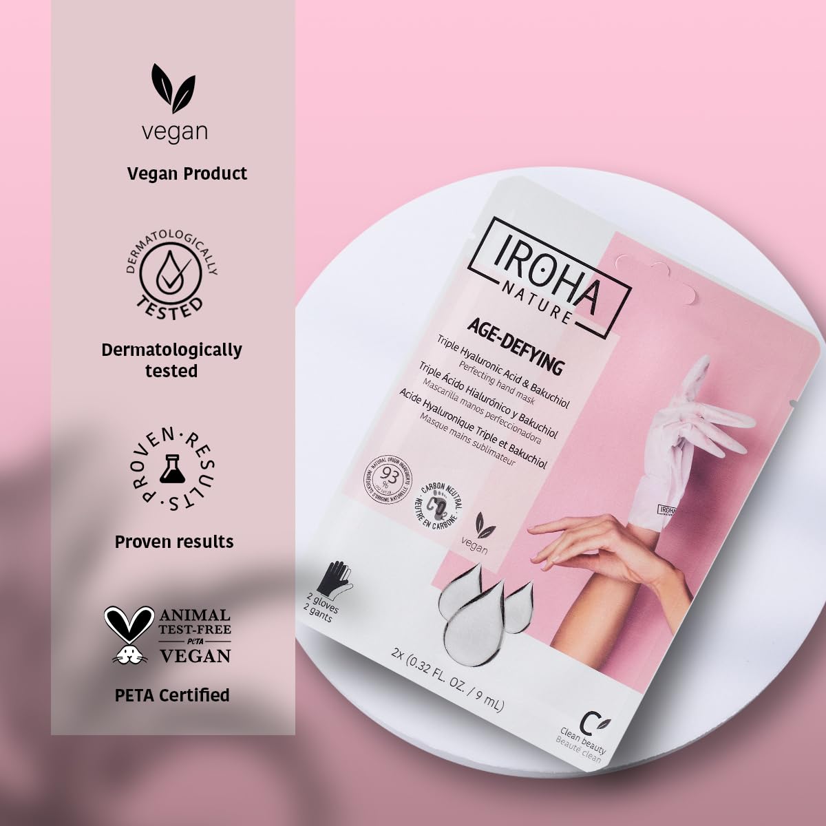IROHA NATURE producto vegano y libre de crueldad certificado PETA