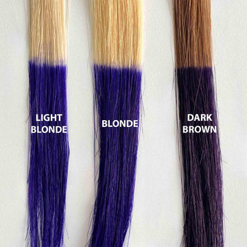 iroiro cream-based color application demonstrates easy, even coverage