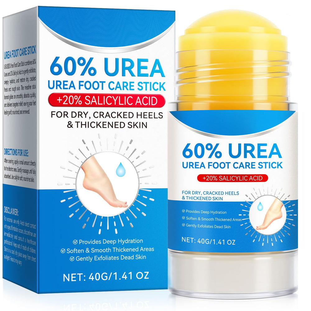 IRSRDOQU Stick Urea para Pies, hidratación localizada y suave al instante