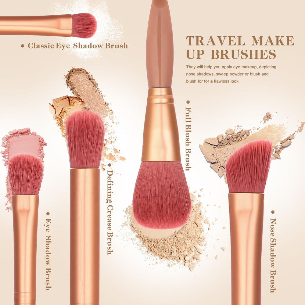 IRYCSSCE estuche con espejo para maquillaje limpio y organizado