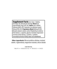 Isagenix Hair Revival botella: muestra la formulación para fortalecimiento y brillo capilar.