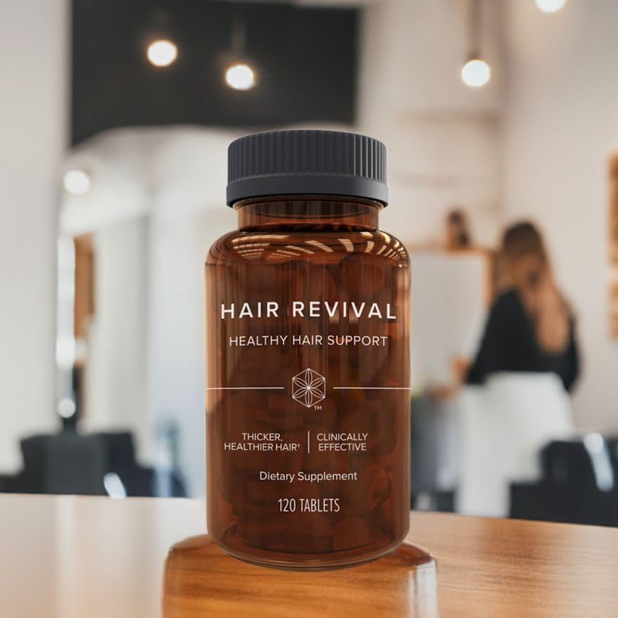 Isagenix Hair Revival etiqueta nutricional: destaca biotina y aminoácidos para cabello sano.