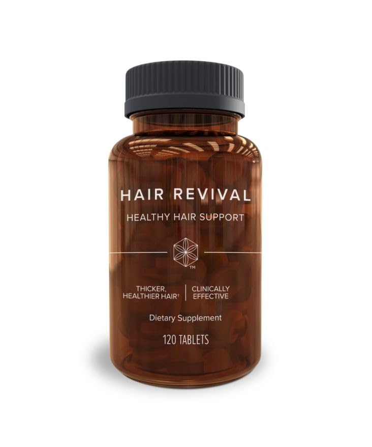 Isagenix Hair Revival tabletas: apoyo para crecimiento natural del cabello y nutrición del cuero cabelludo.