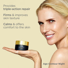 ISDIN Age Contour envase y tapa, presentación práctica para rutina nocturna.