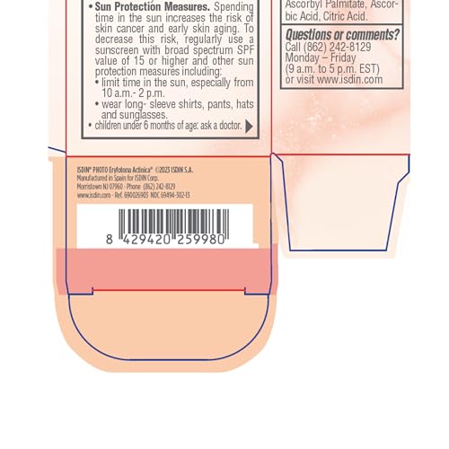 ISDIN Eryfotona Actinica absorcion-rapida ideal para rutina diaria facial