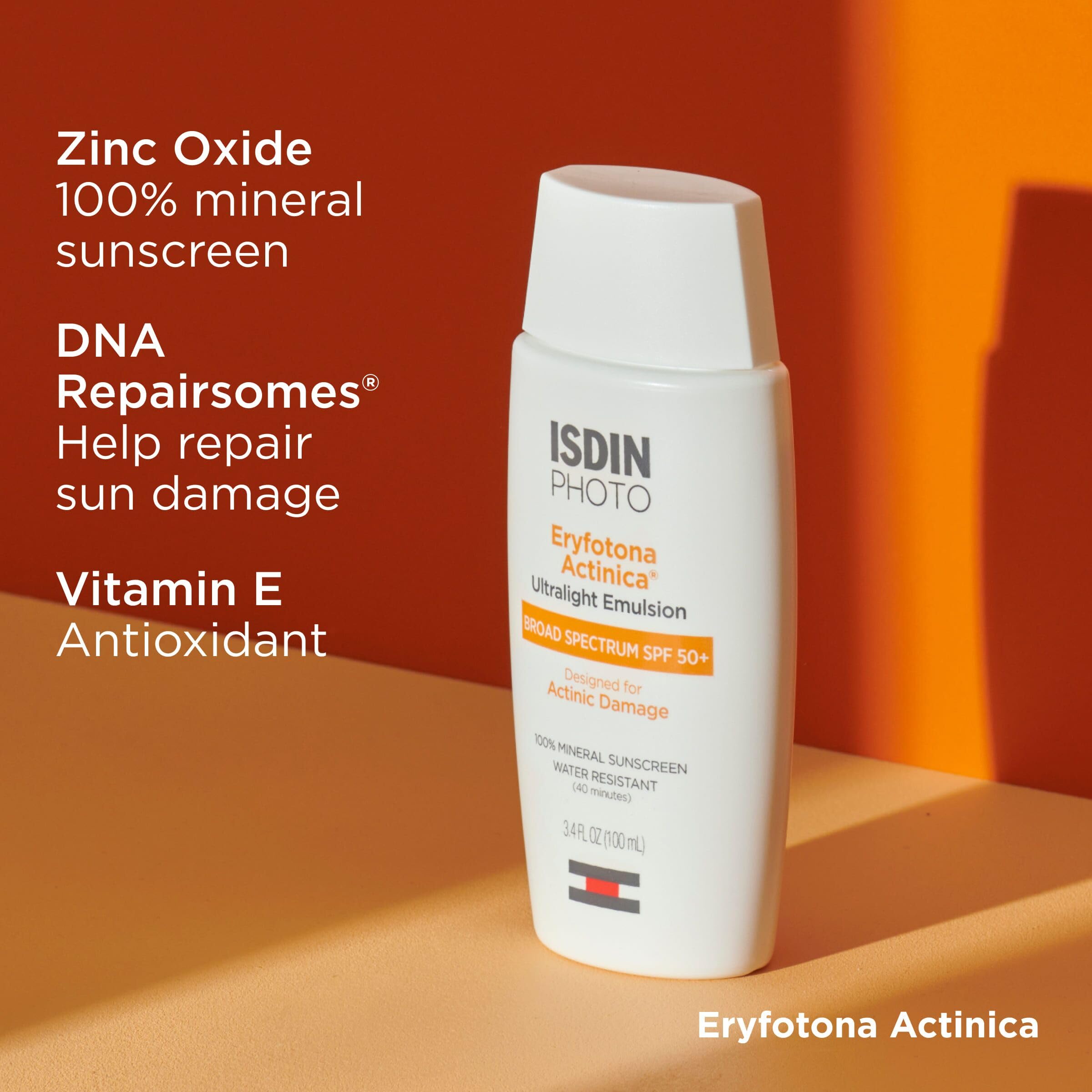 ISDIN Eryfotona Actinica: vitamina E antioxidante para cuidado diario de la piel.