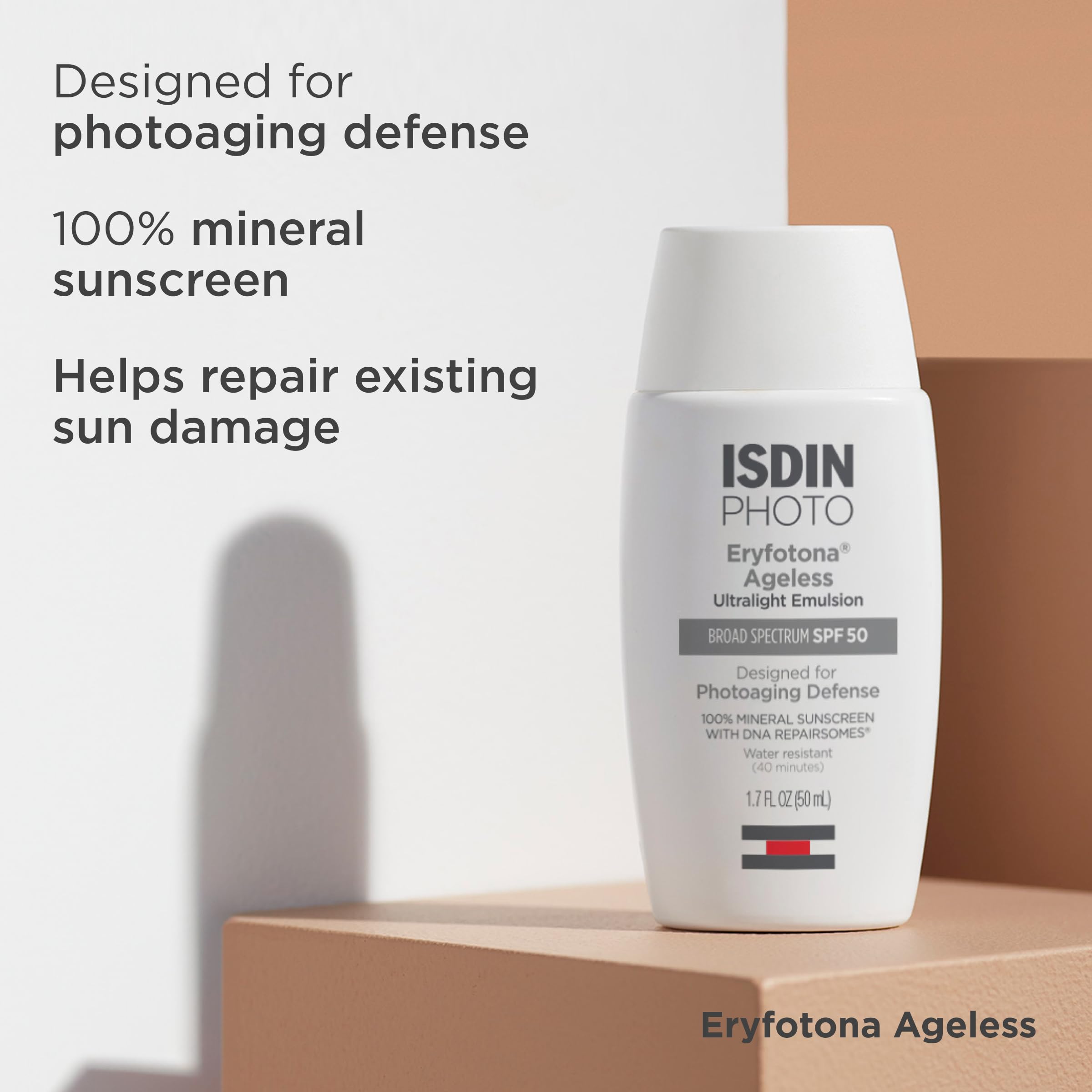ISDIN Eryfotona Ageless: tono uniforme que complementa diferentes tonos de piel.