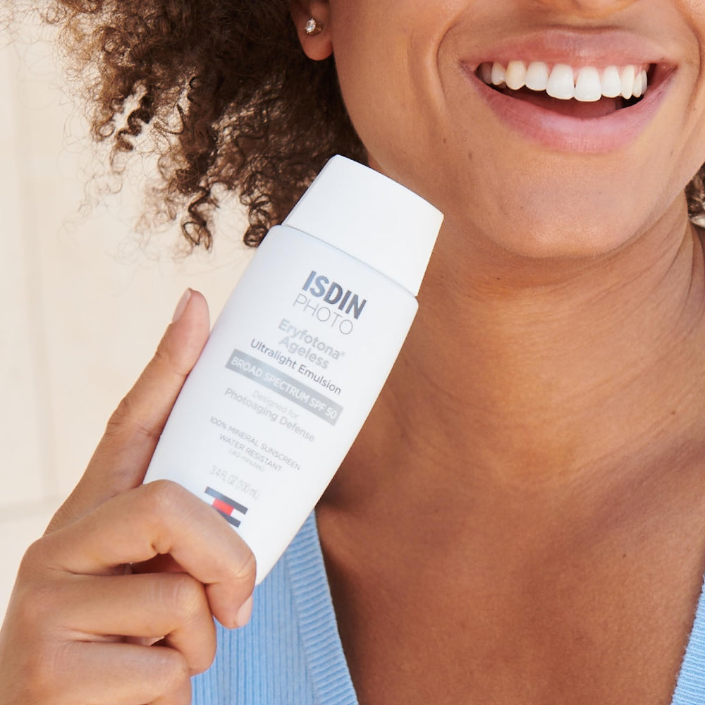 Tube voyage ISDIN Eryfotona Ageless pratique à emporter.