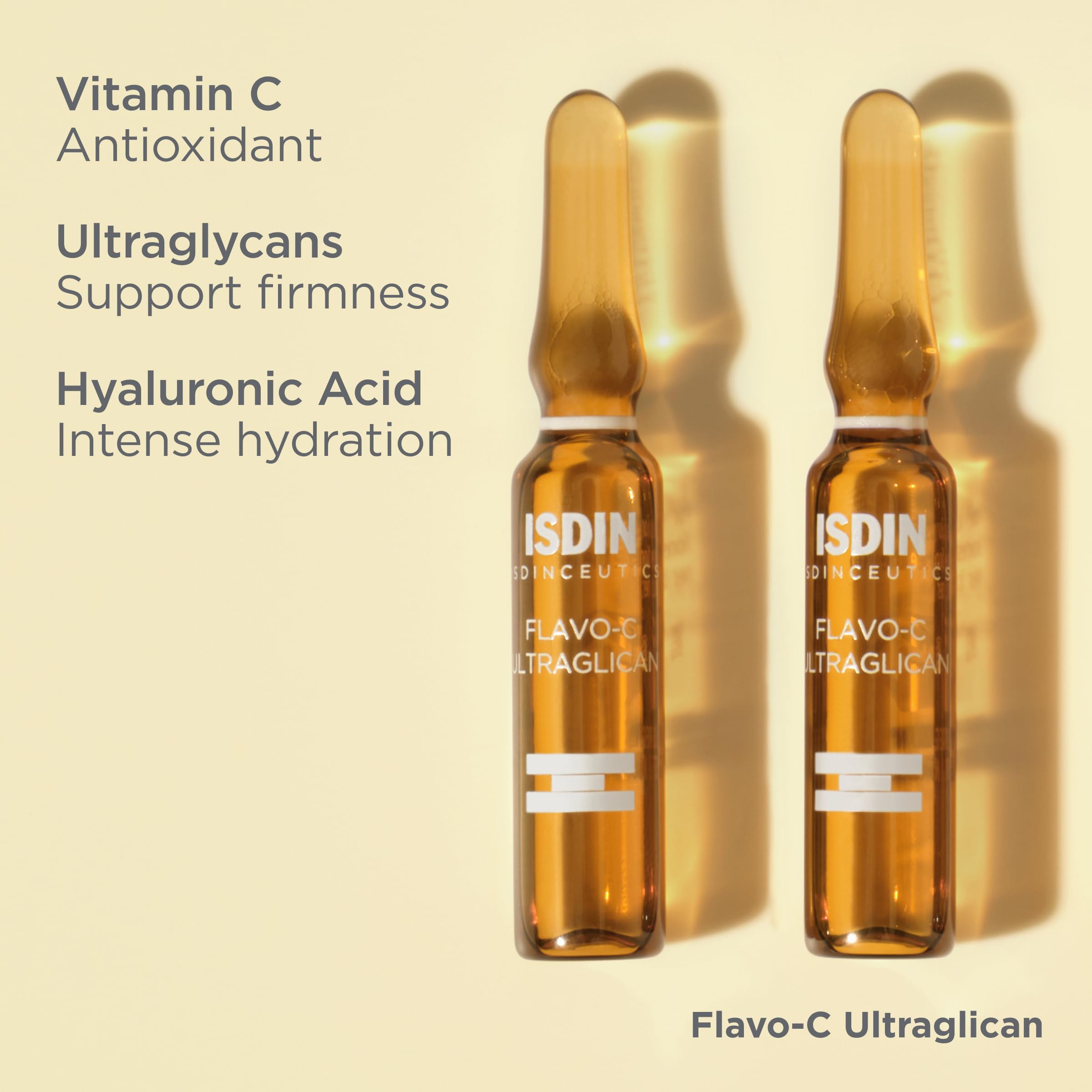 Protection UV SPF50 et oxyde de zinc avec ISDIN Flavo-C Ultraglican