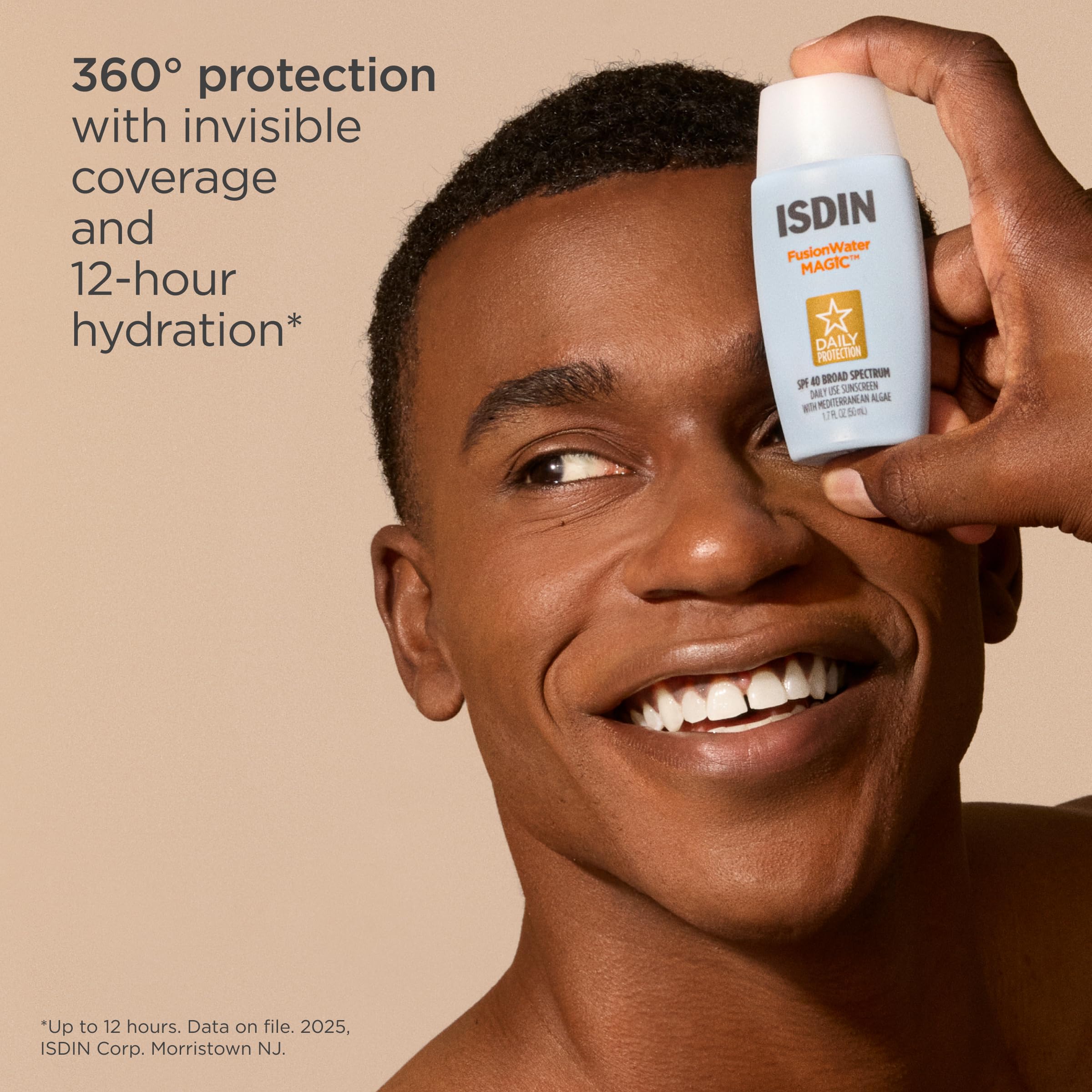 ISDIN Fusion Water MAGIC protección 360° contra contaminación y radiación ambiental.