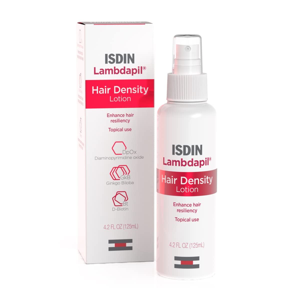 ISDIN Lambdapil loción para cabello, aporta volumen y densidad.
