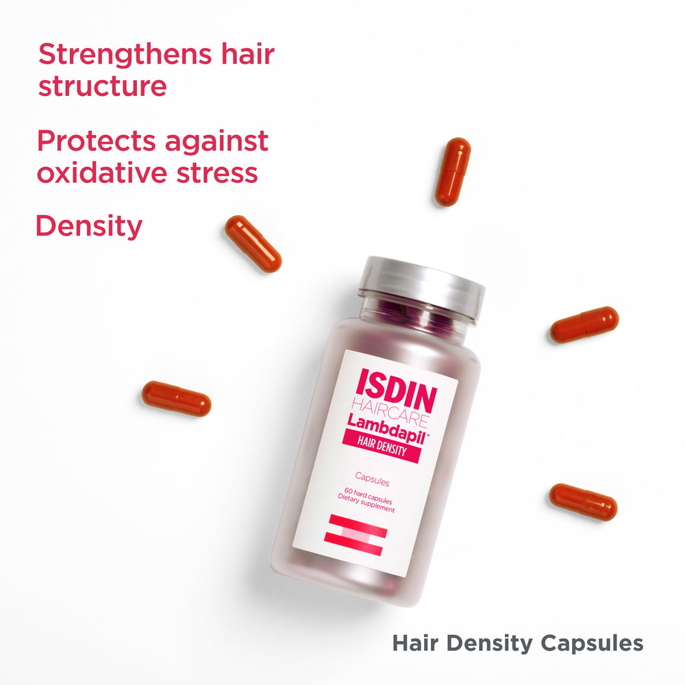 ISDIN Lambdapil, sin gluten, apto para dietas sensibles.