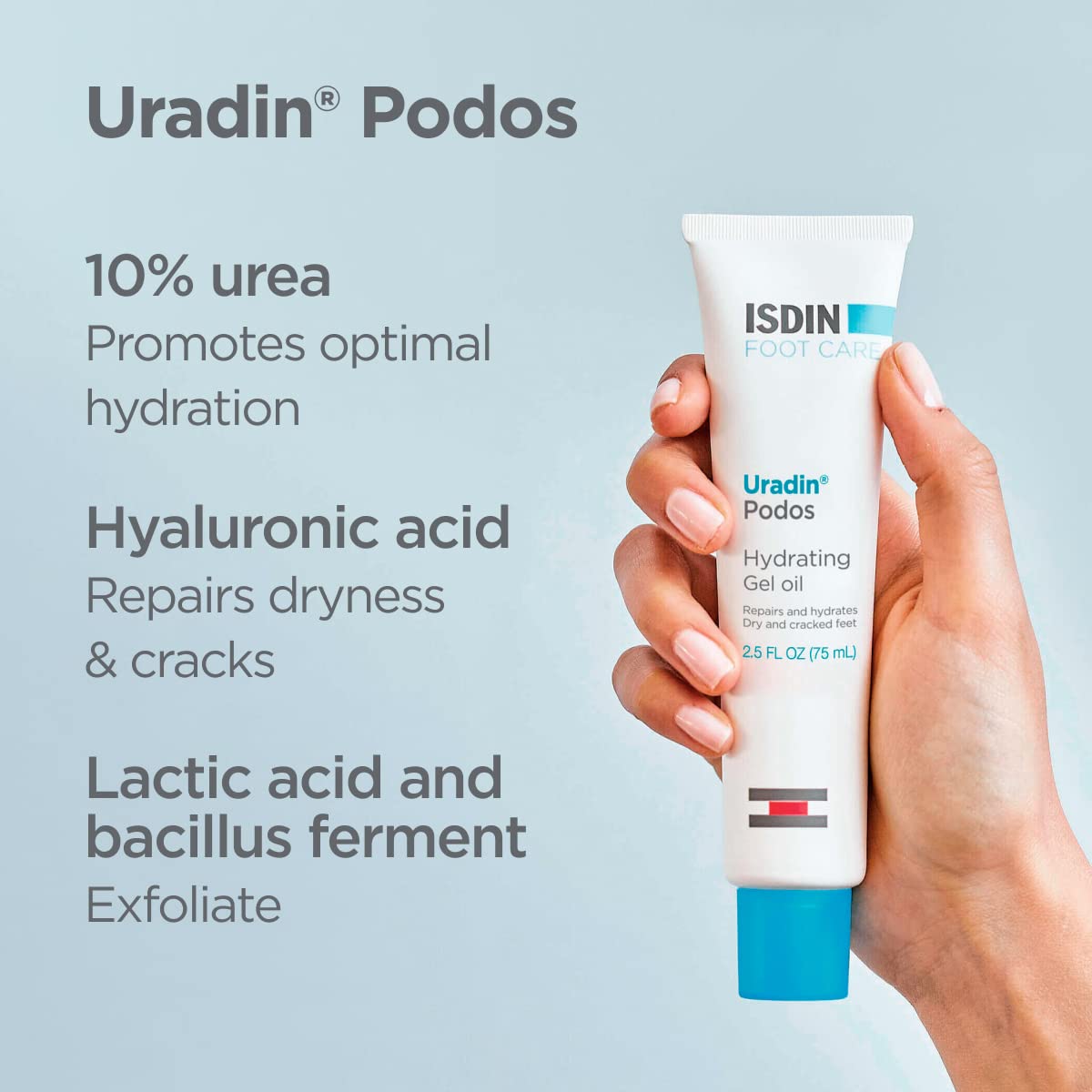 ISDIN Uradin Podos con 10% urea para retener agua