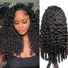 ISEE Half Wig 18in Burmese Curly unprocessed hair for natural volume.