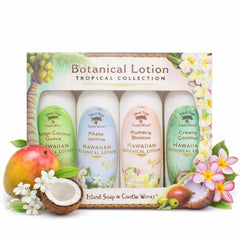 Lotion échantillon hawaïenne Island Soap & Candle Works pour hydratation rapide.