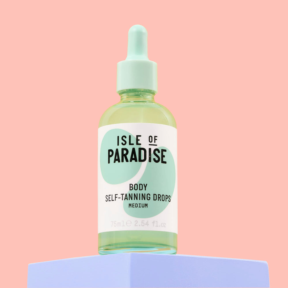Isle of Paradise: aplicación de drops con crema hidratante para acabado suave