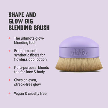 Isle of Paradise Forma y Brillo, aplicación sin rayas en rostro y cuello