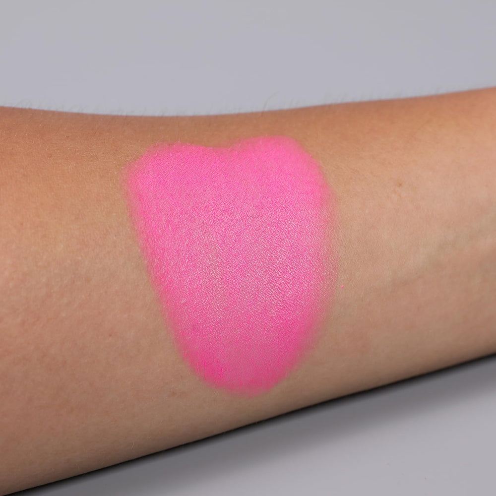 IS'MINE paleta rosa mate: diseño compacto ideal para viaje