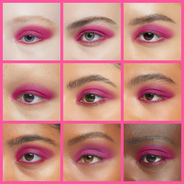 IS'MINE sombra rosa mate textura suave que facilita difuminar