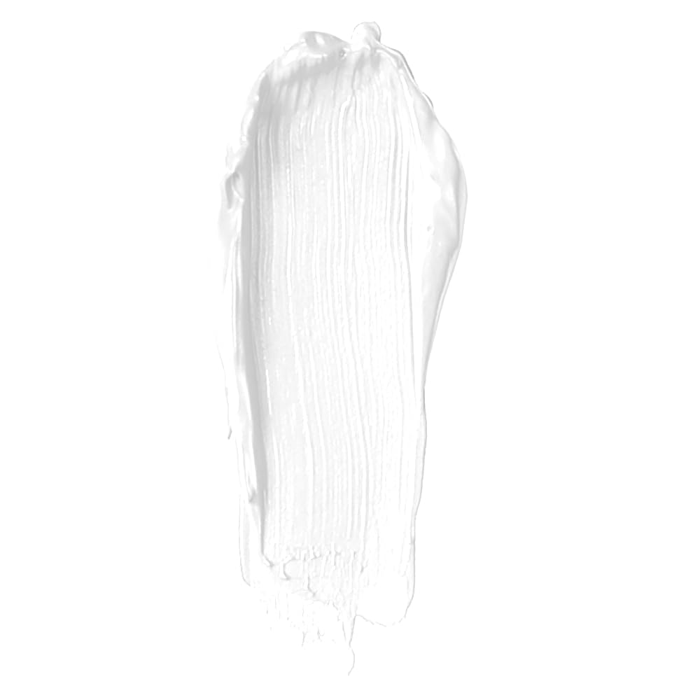 IS'MINE white liquid foundation stage makeup in use for bold white base.