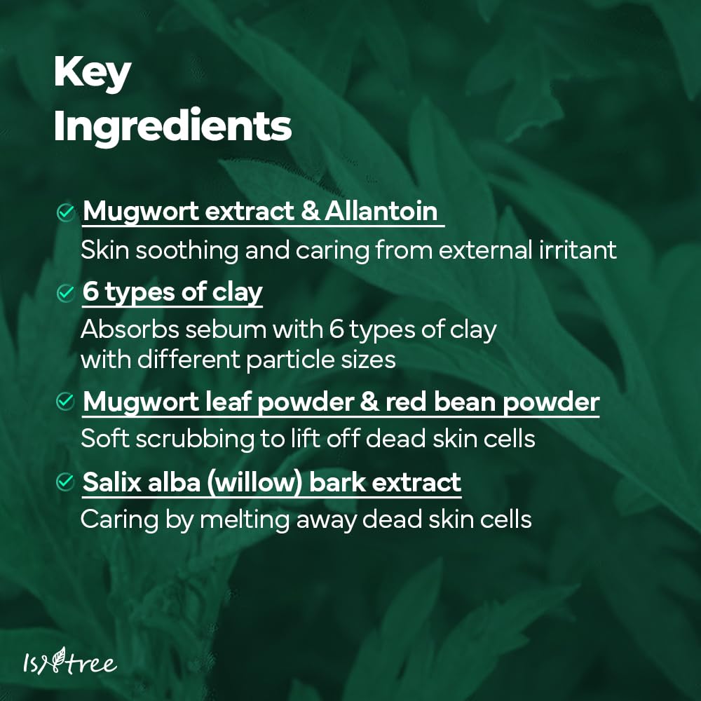 IsNtree Mugwort Calma, hidratación ligera sin obstruir poros