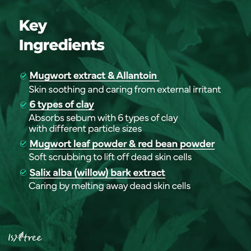 IsNtree Mugwort Calma, hidratación ligera sin obstruir poros