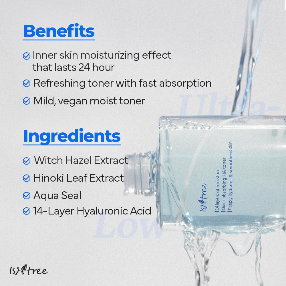 ISNTREE Toner: absorción rápida para piel suave