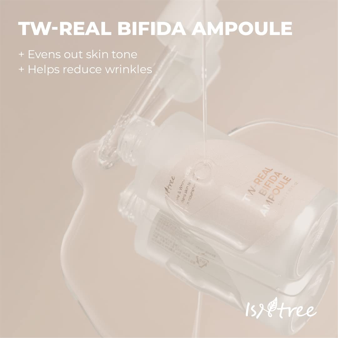 IsNtree TW-Real Bifida Colágeno Ampolla, uso diario, mejora la barrera cutánea con péptidos.