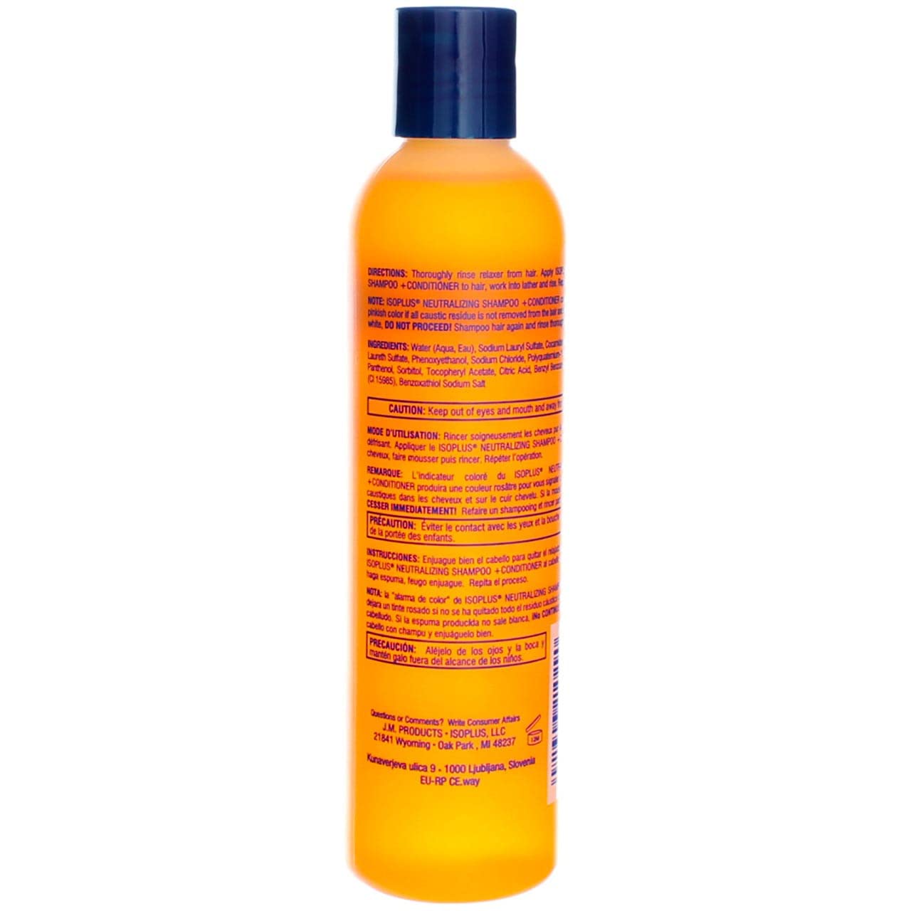 Isoplus Shampoo Neutralizante: balance de pH para cabello estable