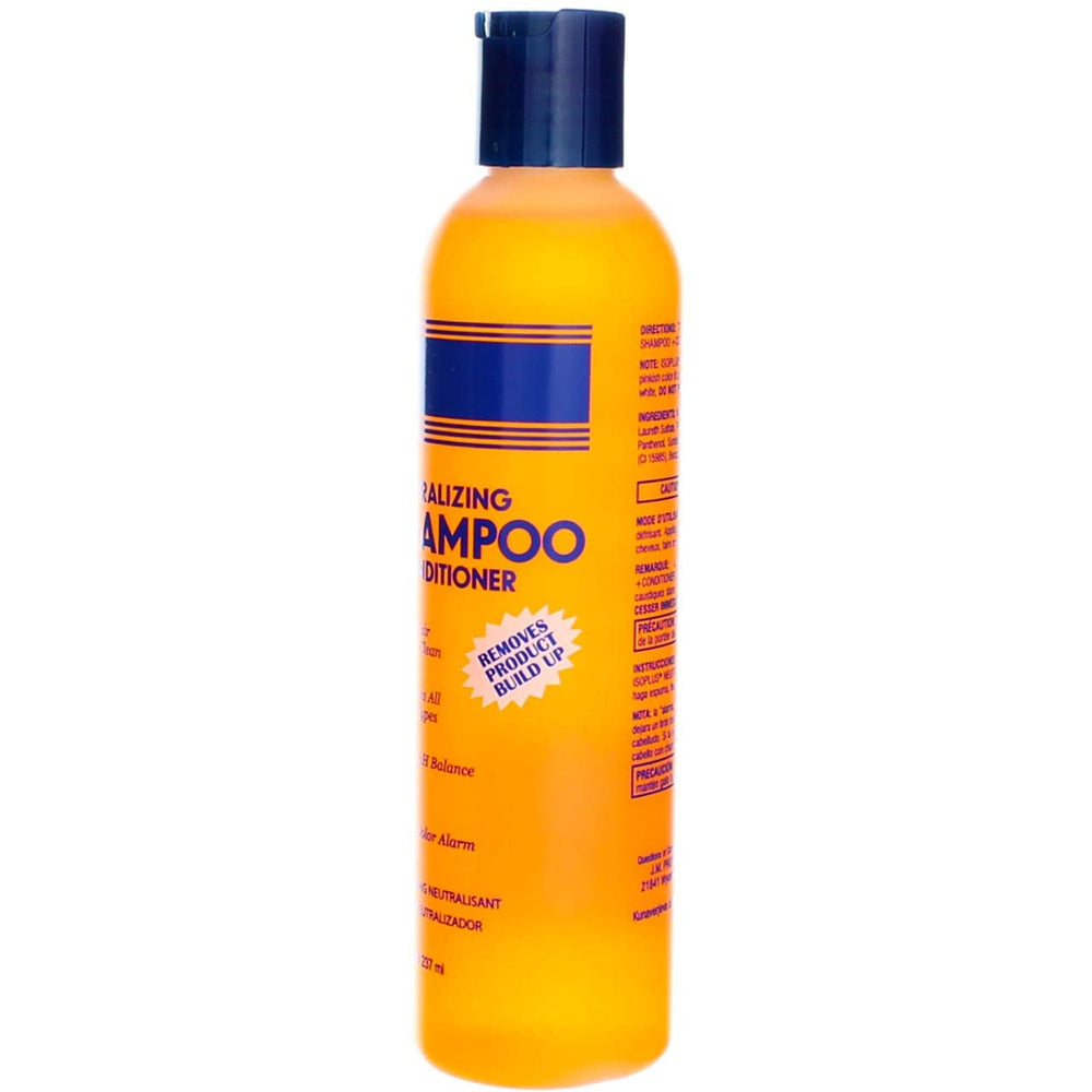 Isoplus Shampoo Neutralizante: textura rica cuida el cabello durante el lavado