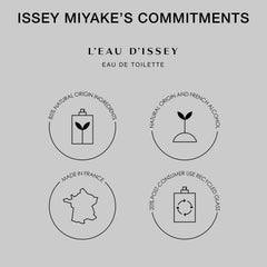 Issey Miyake L\'Eau d\'Issey, notas blancas destacadas para pureza aromática.