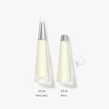 Issey Miyake L'Eau d'Issey: detalle notas lirio, sensación acuática refinada.