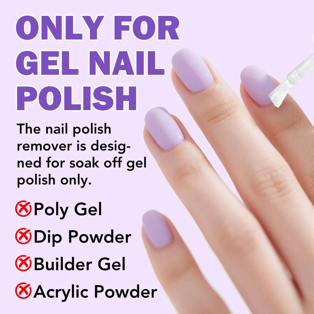ISUNRISE Gel Remover Kit integral, todo en uno para uso en casa.