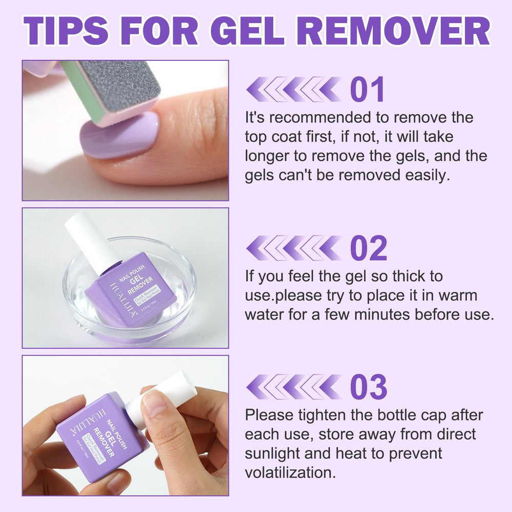 ISUNRISE Gel Remover Uso en casa, practico para tu rutina de uñas.